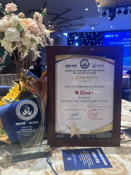 iClean tự hào là thương hiệu công nghệ vì sức khỏe cộng đồng