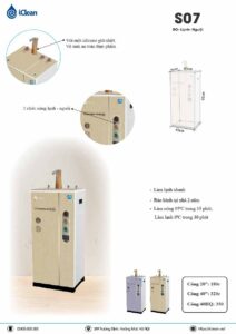 Máy lọc nước  2 chức năng Lạnh – Nguội iClean ICS07