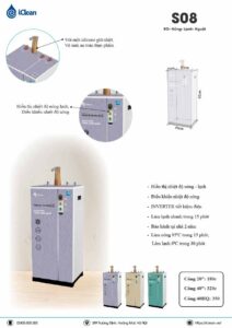 Máy lọc nước nóng lạnh nguội iClean ICS08V