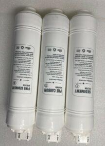 Bộ 3 lõi lọc thô 123 ( Loại thay nhanh Quick Fitting, in chìm thương hiệu iClean, không dán tem giấy )