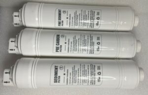 Bộ 3 lõi lọc thô 123 ( Loại thay nhanh Quick Fitting, in chìm thương hiệu iClean, không dán tem giấy )