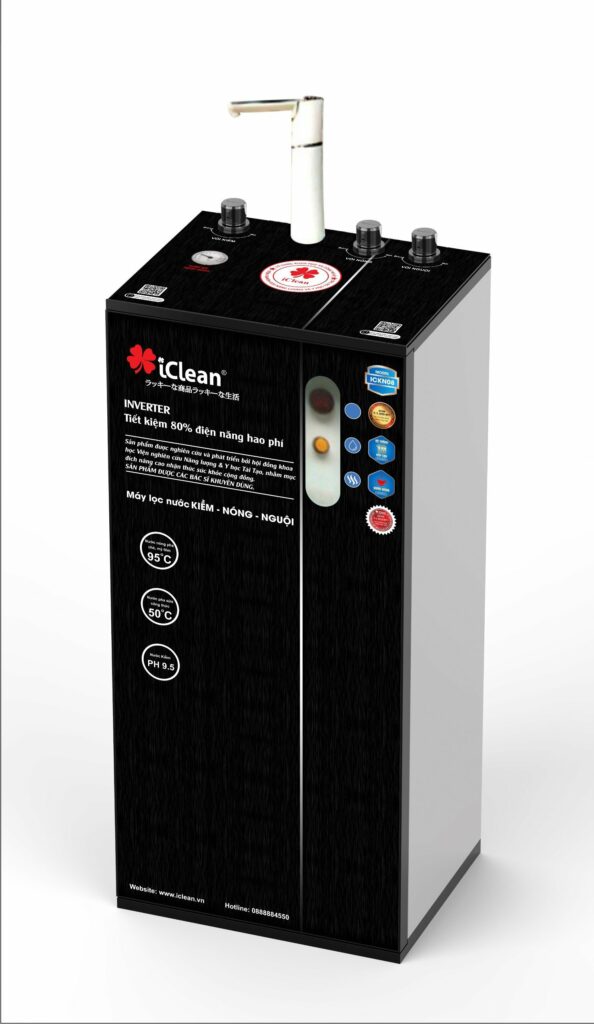 Máy lọc nước kiềm INVERTER ICKNS. Máy ion kiềm duy nhất được chứng nhận dùng trong y tế