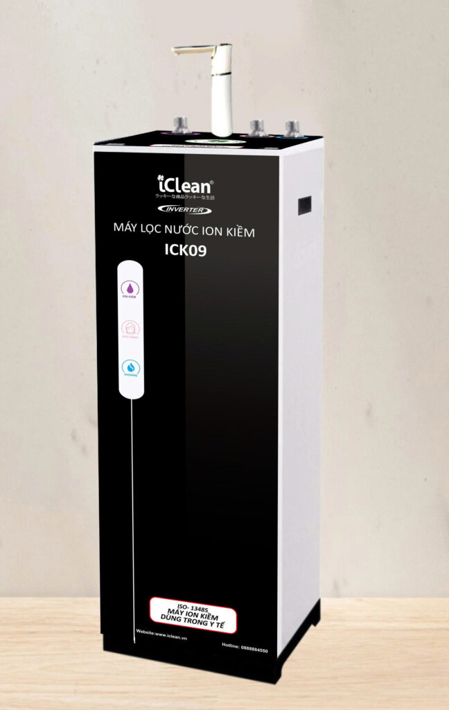 Máy lọc nước ION KIỀM 3 chức năng iClean ICK09